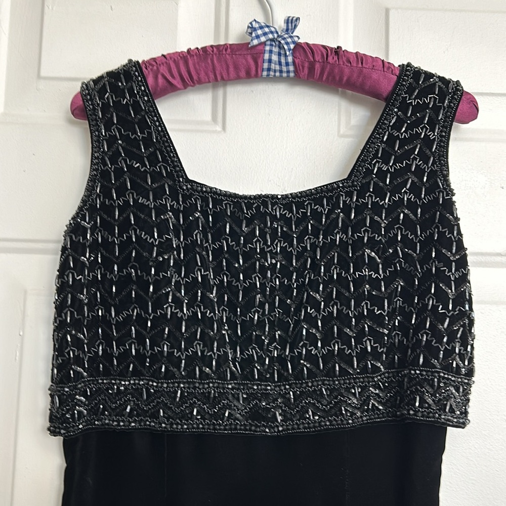 Beaded Velvet dress